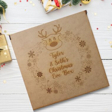 magical personalised christmas eve box - custom engraved mdf box by Crimson Laser