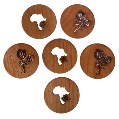 Protea Africa Coaster Set